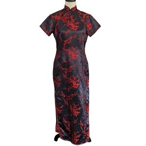Chinese Cheongsam Qipao Full Length Dress